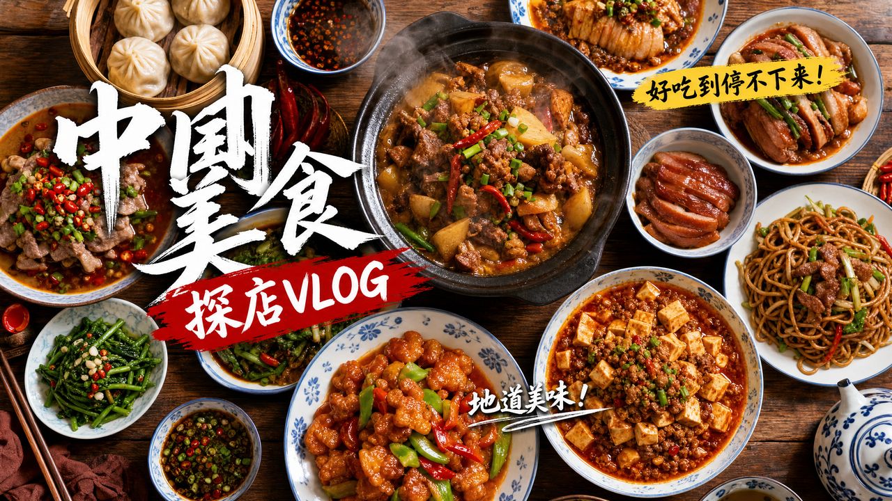 麻豆 【麻豆】中国美食探店视频：地道美味好吃到停不下来！